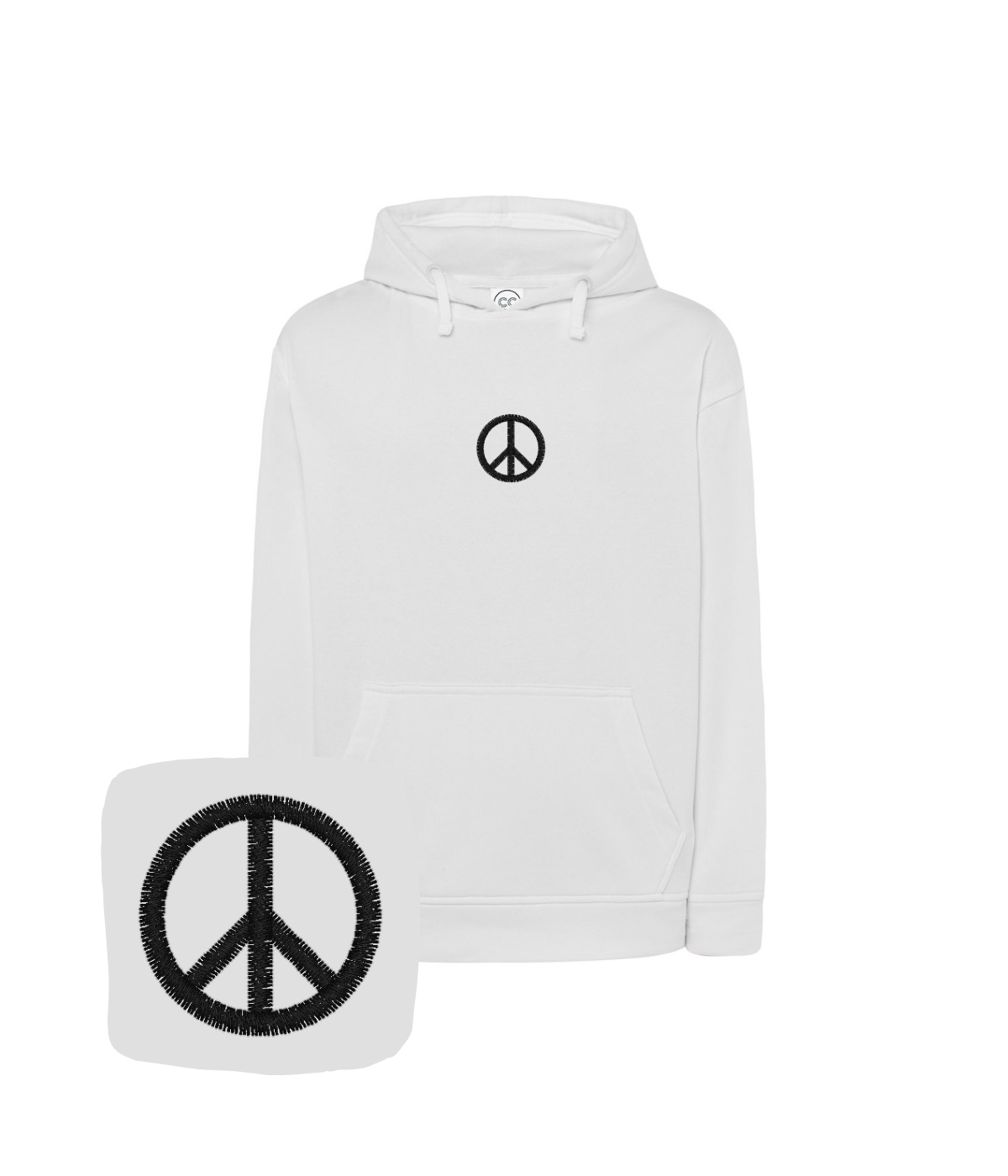 Bluza z haftem peace – bluza z haftem peace, hafciarnia rodzinna CustomClothes