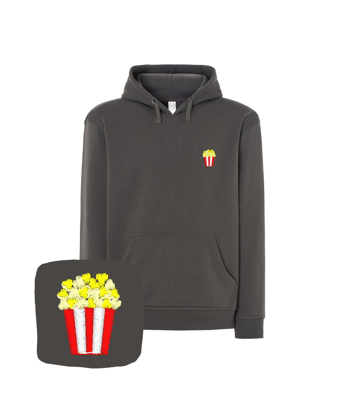 Bluza z haftem popcornu – bluza popcorn każdy projekt wyjątkowy, robimy to z pasją