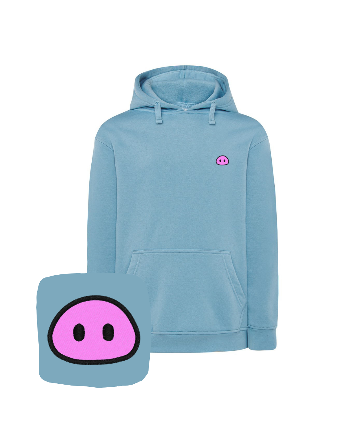 Bluza z haftem ryjka – bluza ryjka prezent last minute, szybka realizacja