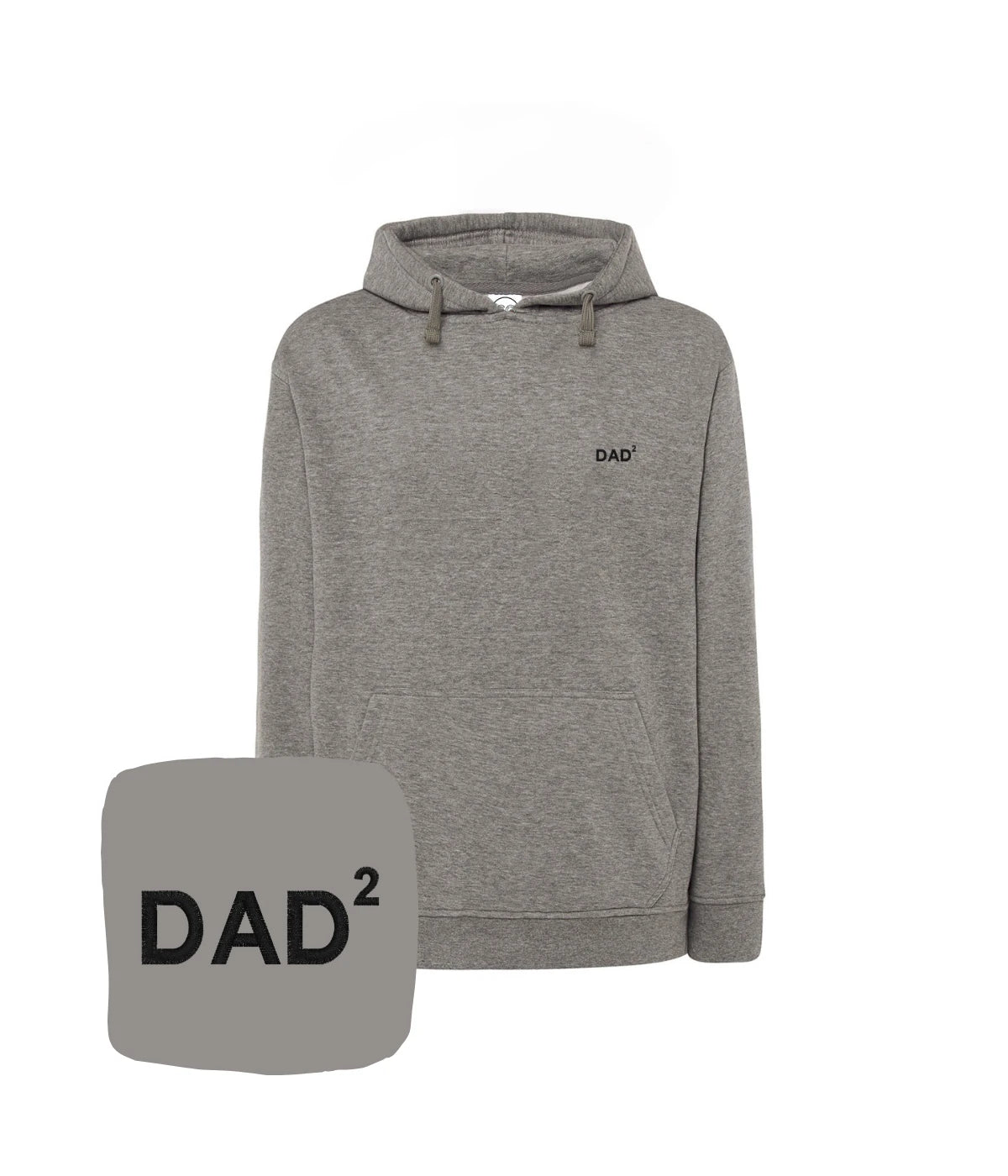 Grafitowa bluza z haftem DAD² - elegancki prezent dla taty, perfekcyjny haft komputerowy