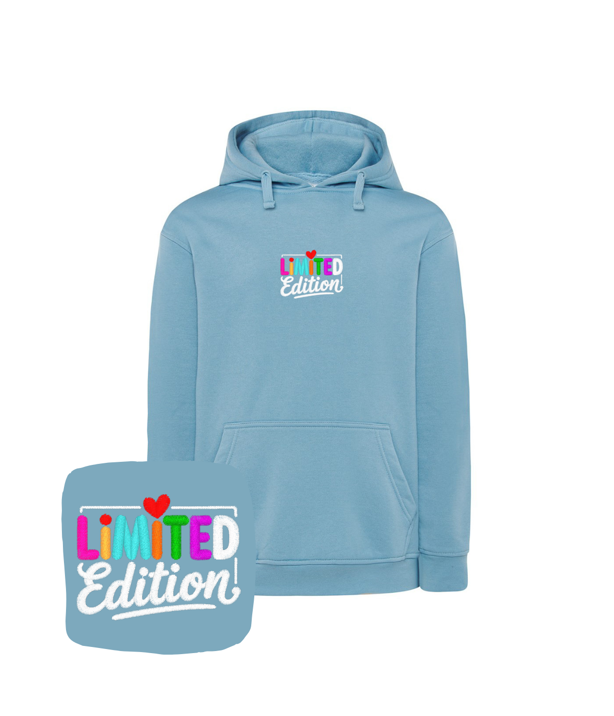 Bluza z haftem napisu Limited Edition – bluza napis limited edition pomysł na prezent który nie trafi do szafy