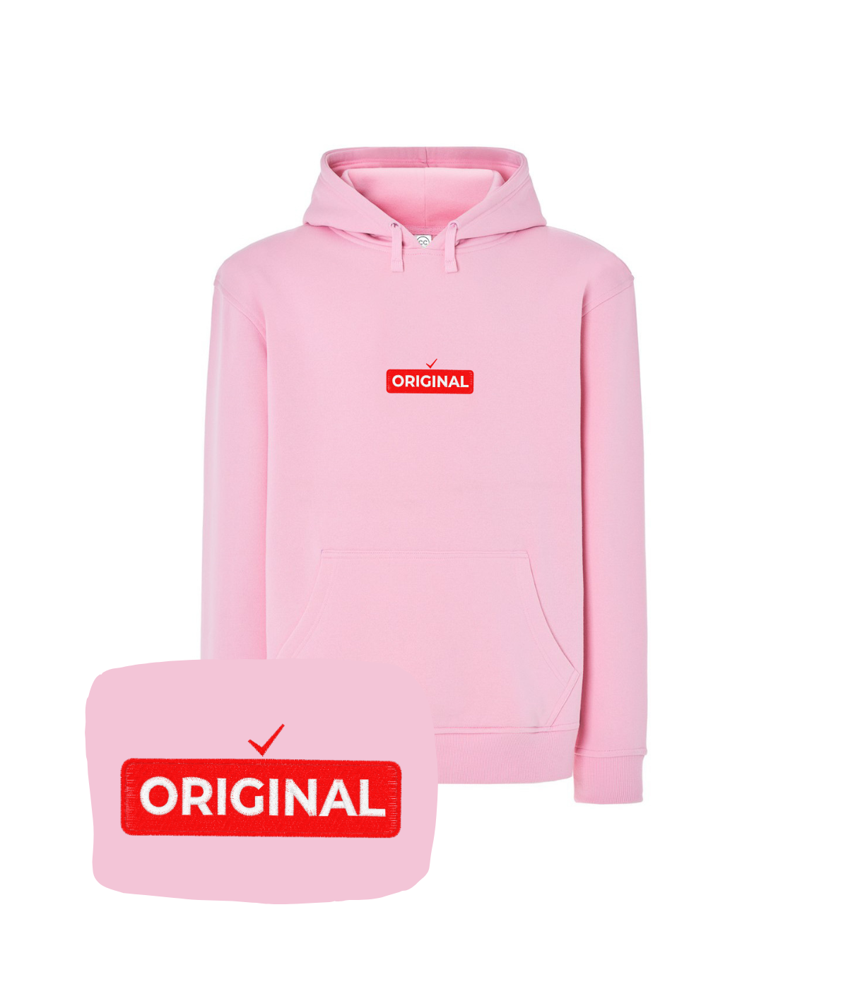 Różowa bluza z haftem 'Original' - idealny prezent dla młodej dziewczyny