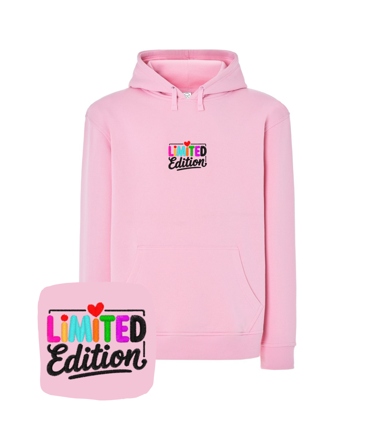 Bluza z haftem napisu Limited Edition – bluza z wyszytym motywem napis limited edition, haft maszynowy