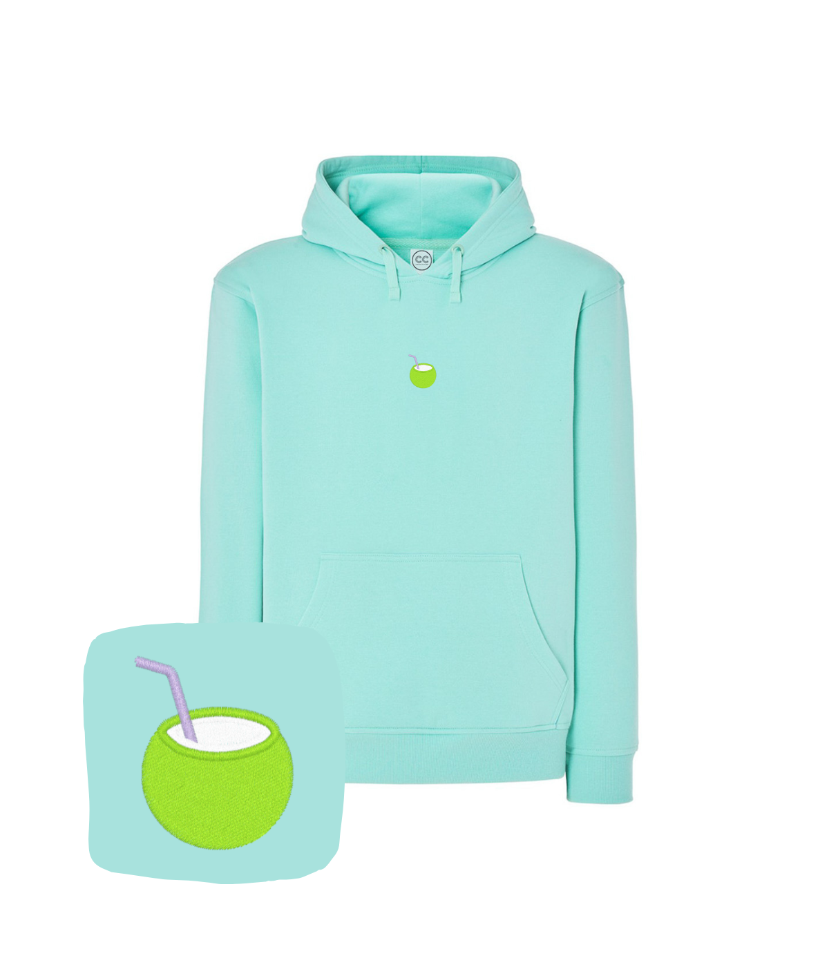 Bluza z haftem kokosa – bluza kokos, pomysł na prezent