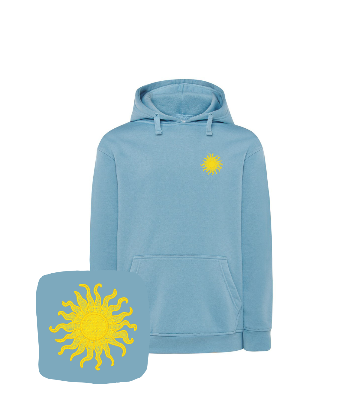 Bluza z haftem słońca – bluza słońce unisex, dla każdego