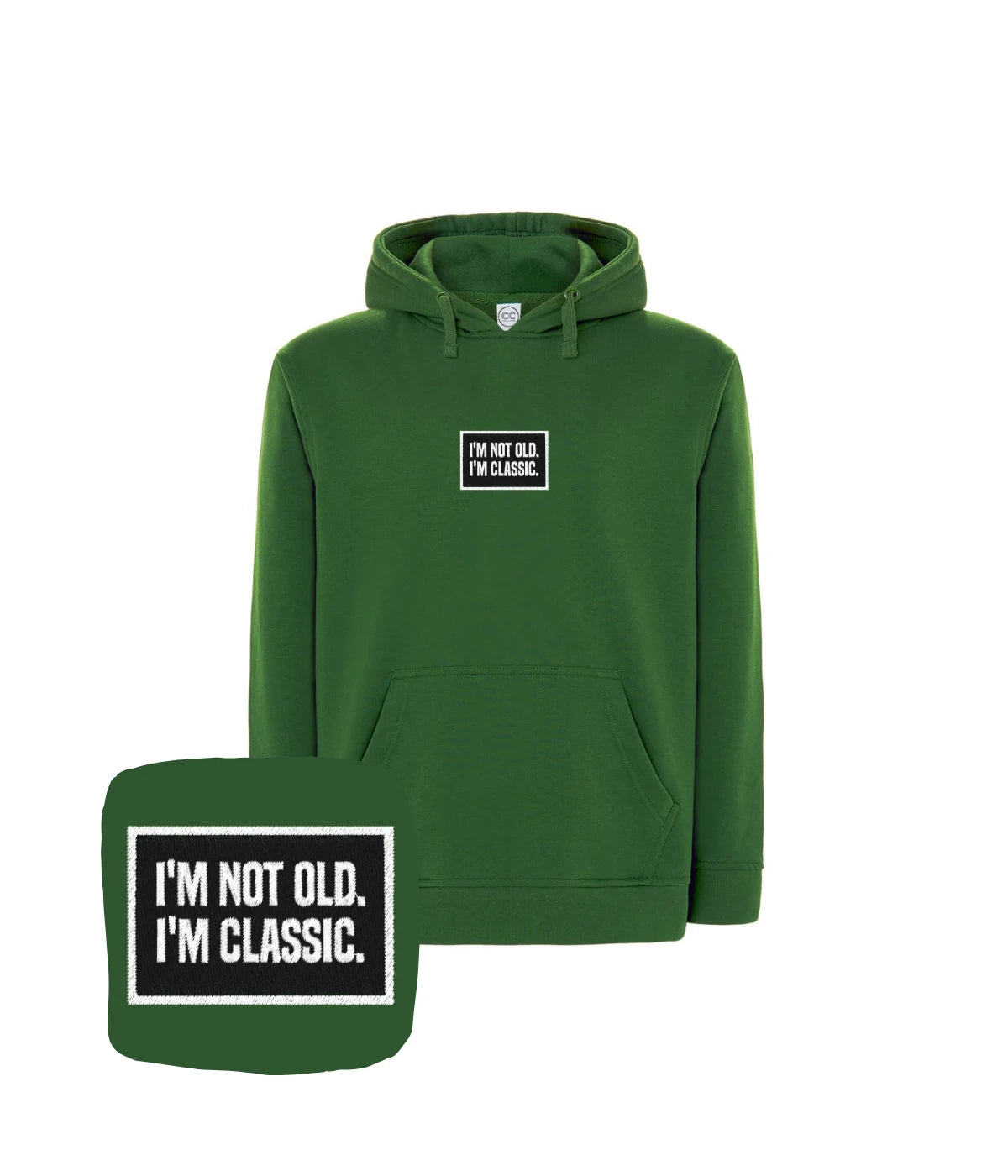 Bluza z kapturem z haftem I'm Not Old - zdjęcie 20