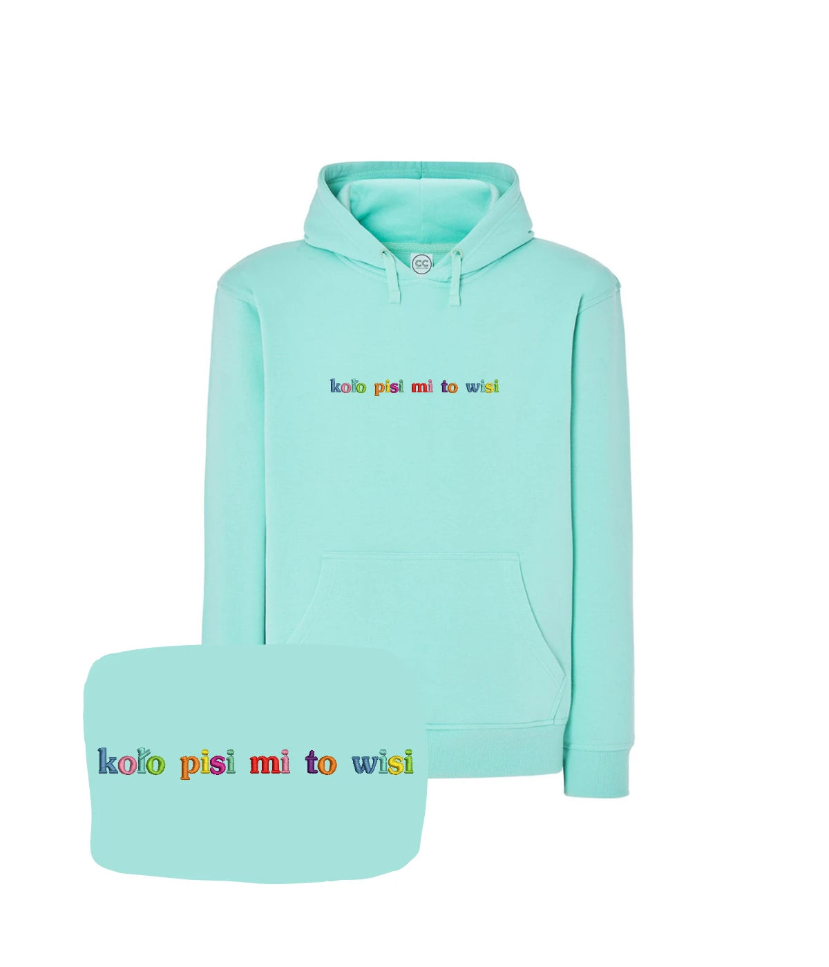 Bluza z haftem "koło pisi mi to wisi" - zdjęcie 21