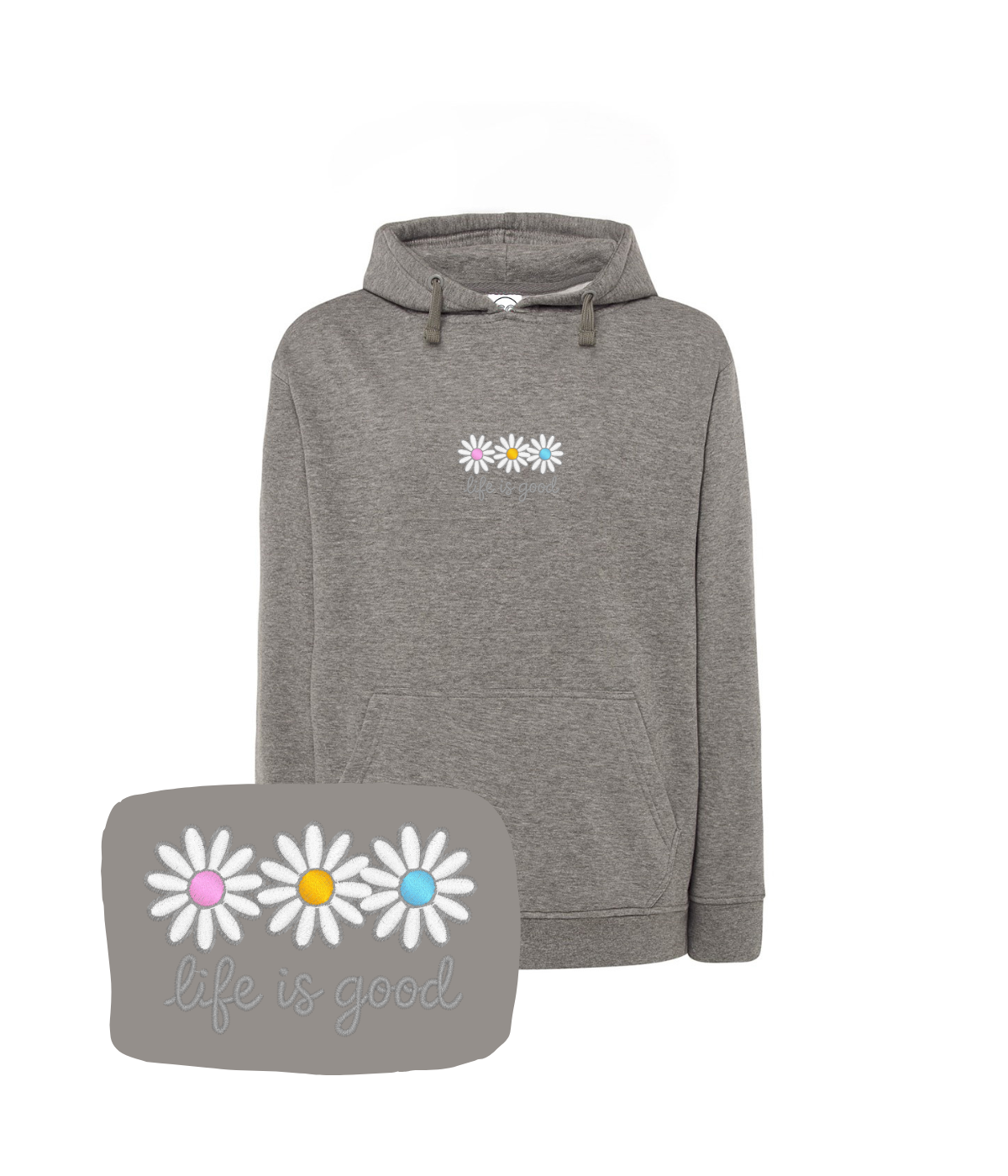 Bluza z haftem stokrotek - zdjęcie 18