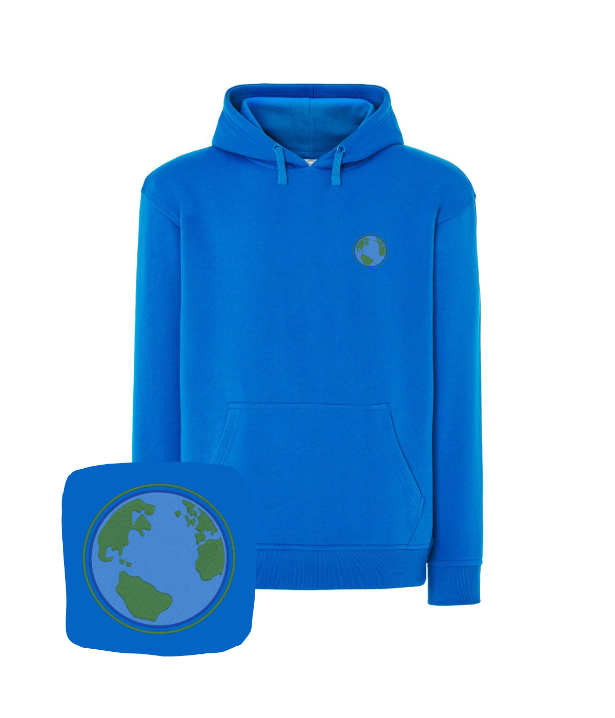 Bluza z haftem kuli ziemskiej – bluza kuli ziemskiej polska marka, krajowa produkcja