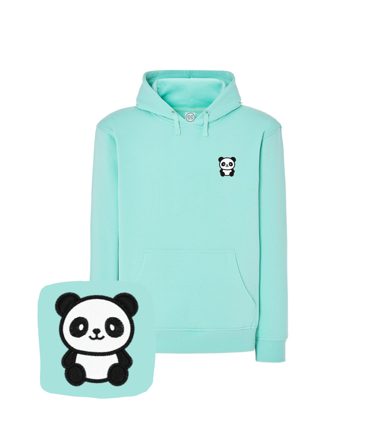 Bluza z haftem pandy – modna bluza panda, streetwear