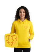 Bluza z haftem serca z puzzli  – bluza serce z puzzli w wysokiej jakości bawełna