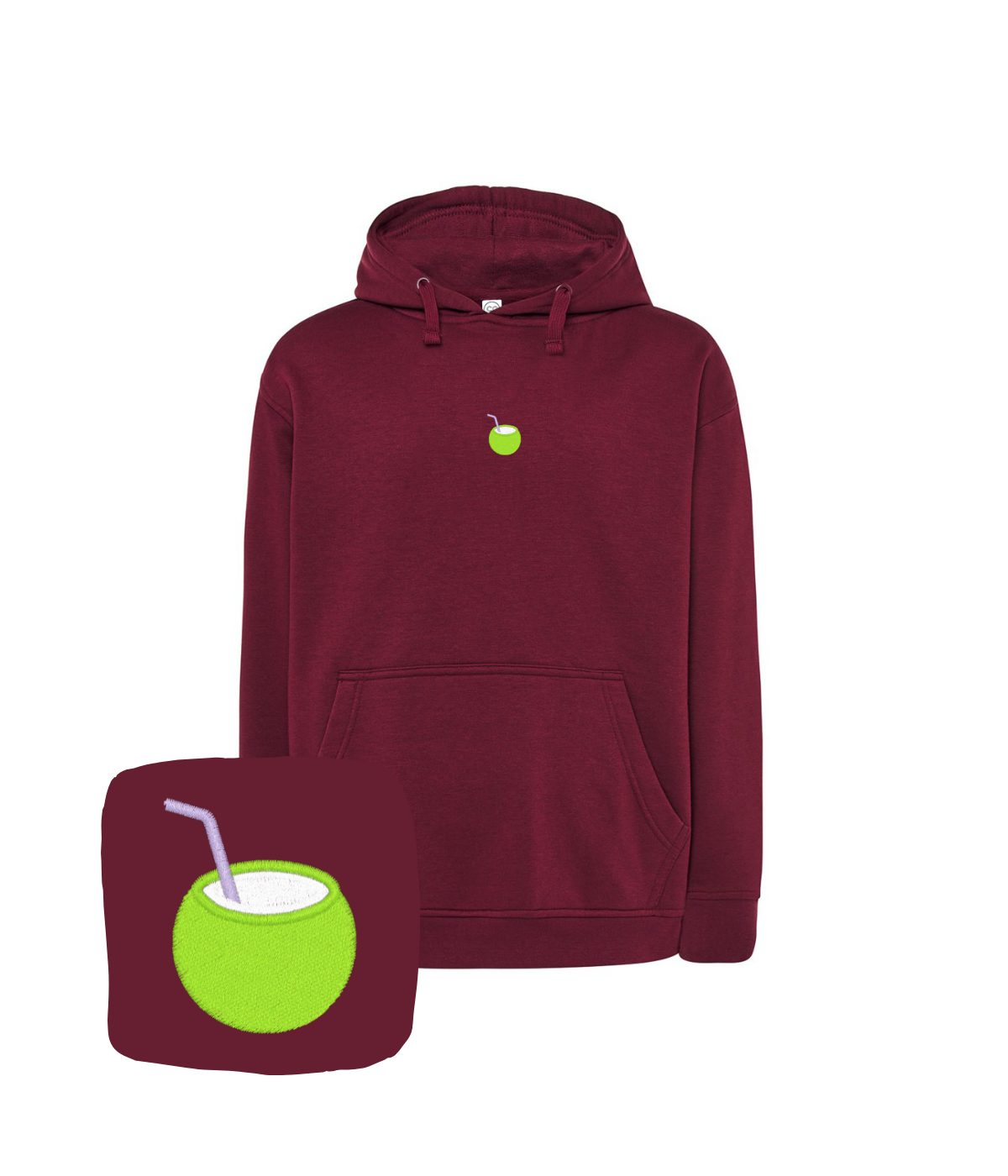 Bluza z haftem kokosa – bluza kokos na co dzień, codzienny komfort