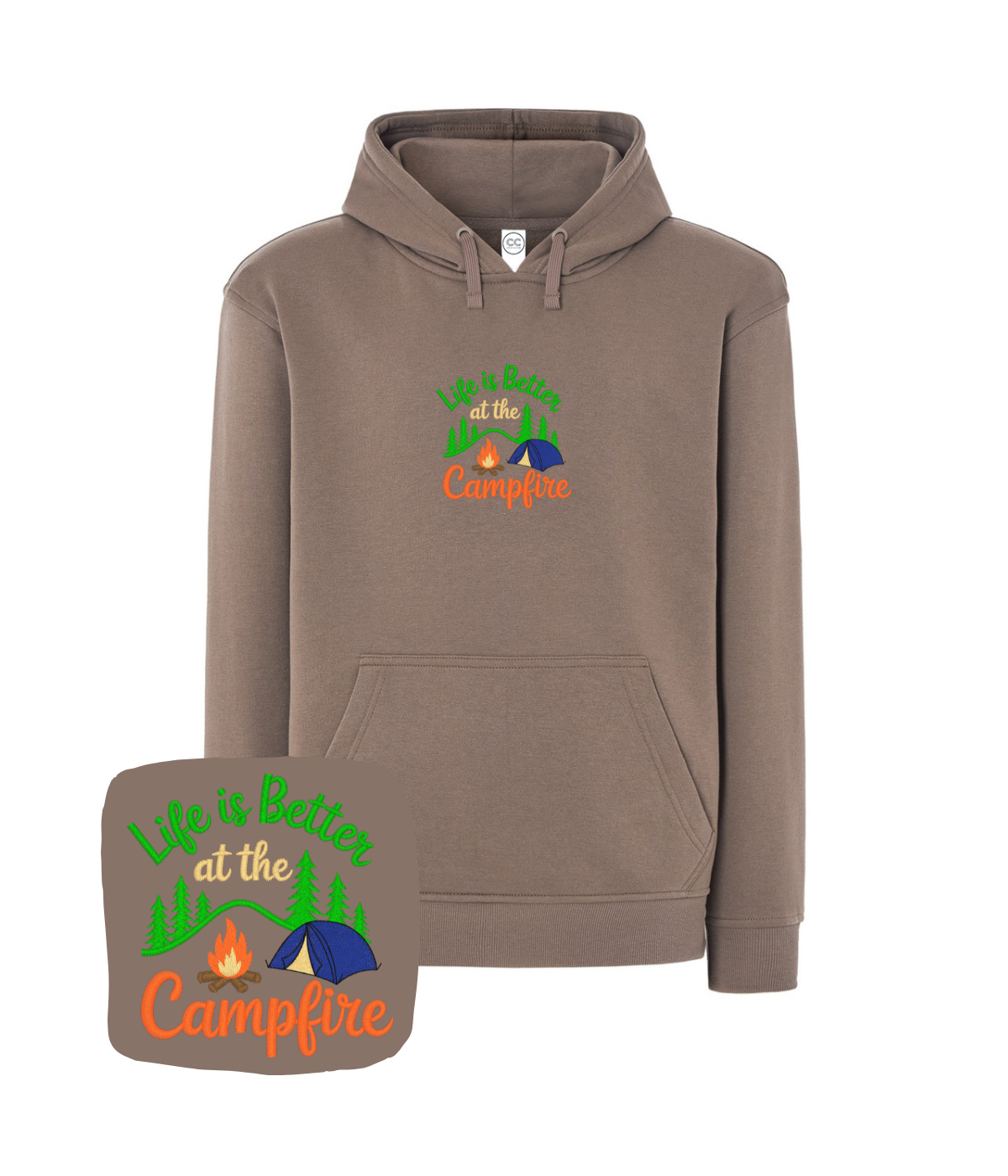 Bluza z haftem Campfire – bluza campfire oryginalny prezent z haftem komputerowym
