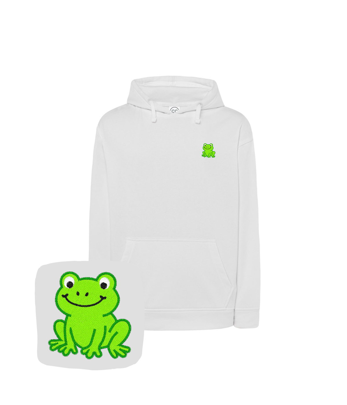 Bluza z haftem żaby – bluza z oryginalnym designem żaba
