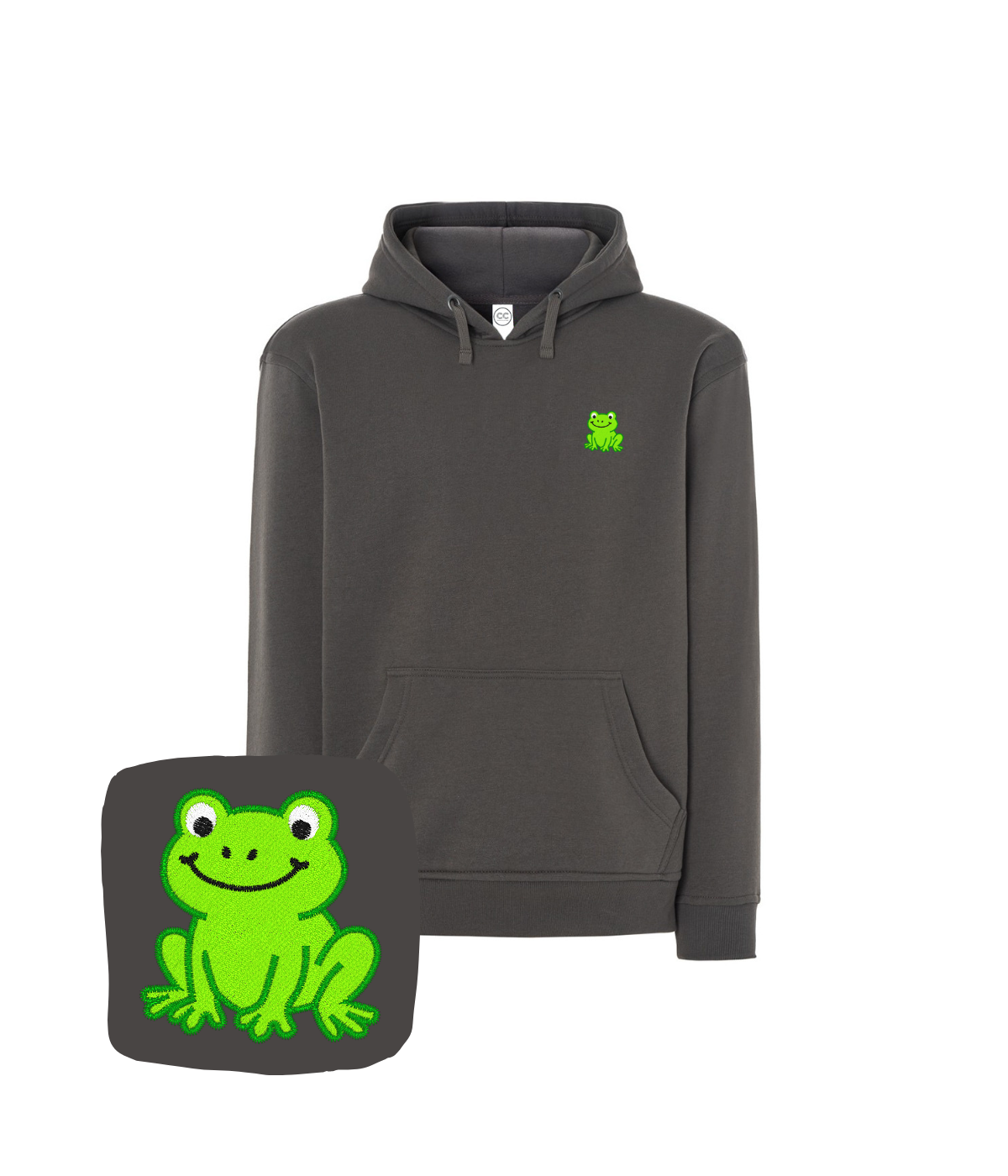 Bluza z haftem żaby – bluza żaba z charakterem, wyróżnij się