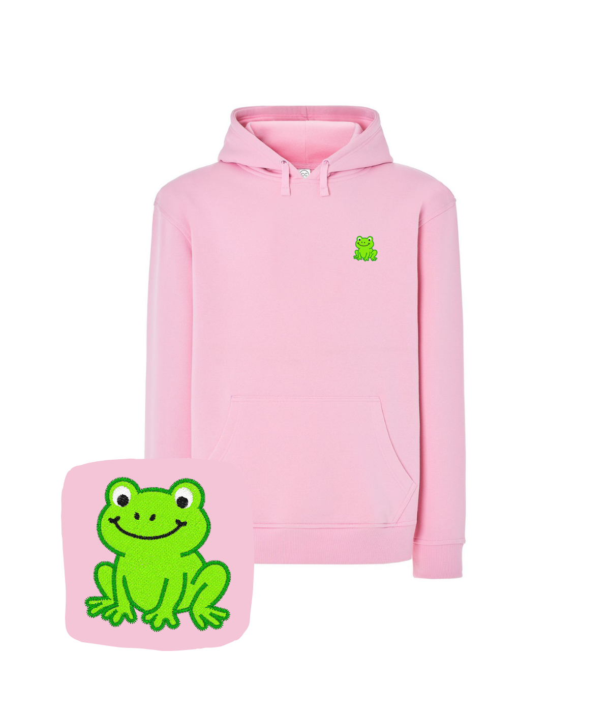 Bluza z haftem żaby – bawełniana bluza żaba, miękka i oddychająca