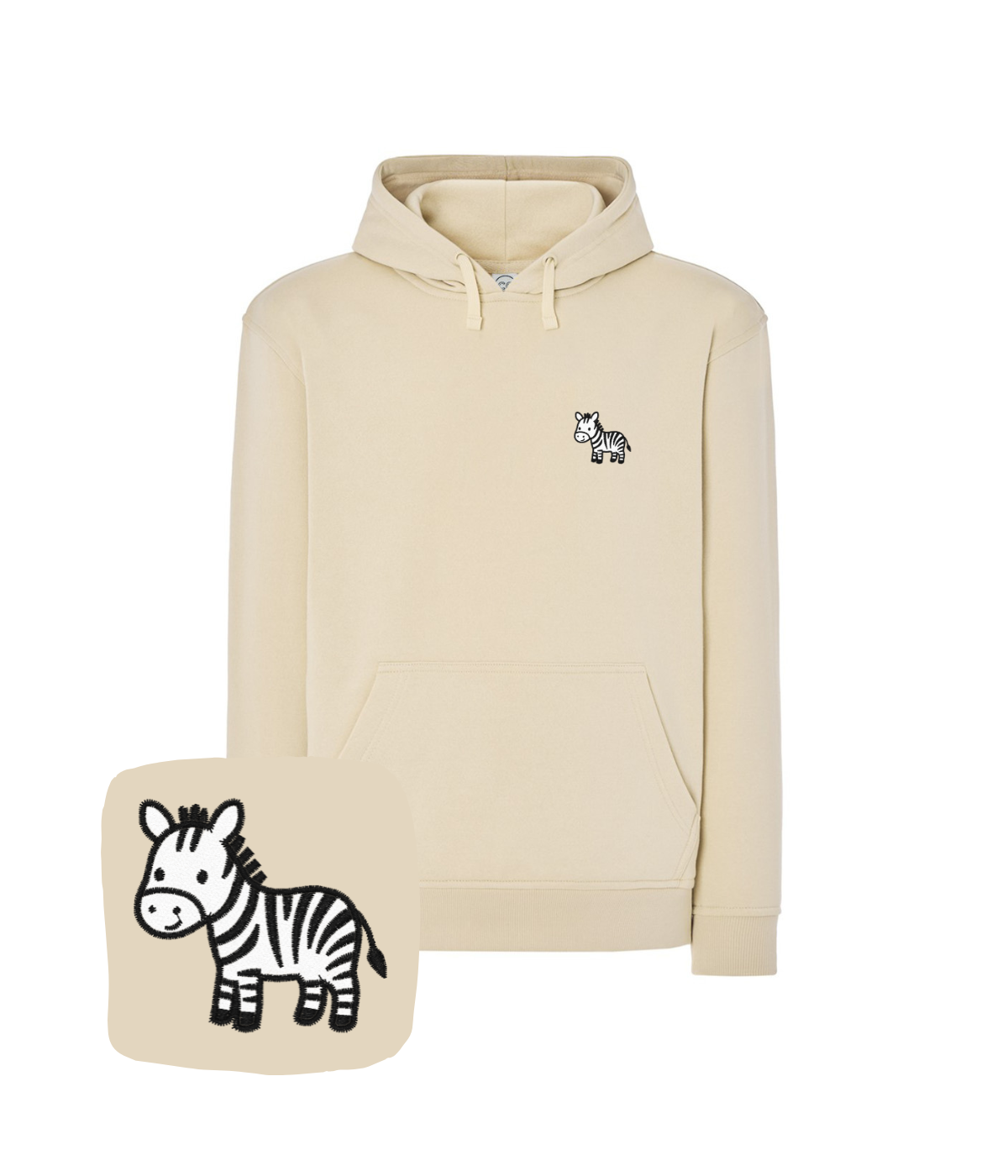 Bluza z haftem zebry – bluza zebra damska, kobiecy krój