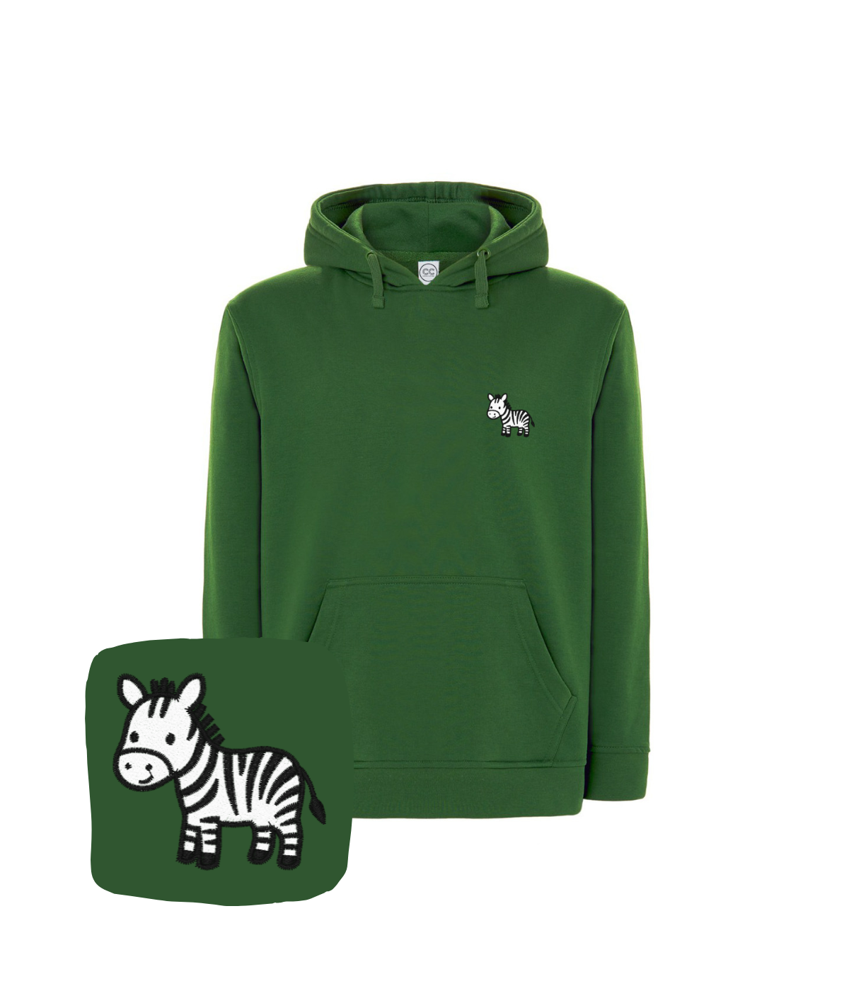 Bluza z haftem zebry – bluza z napisem zebra, personalizacja