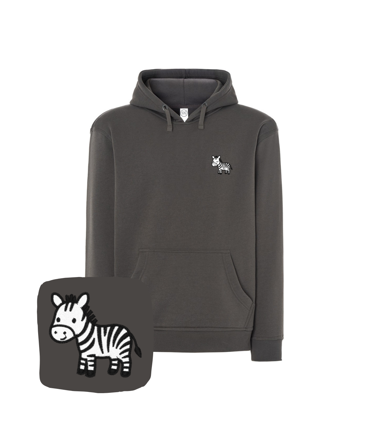 Bluza z haftem zebry – personalizowana bluza zebra, idealny prezent