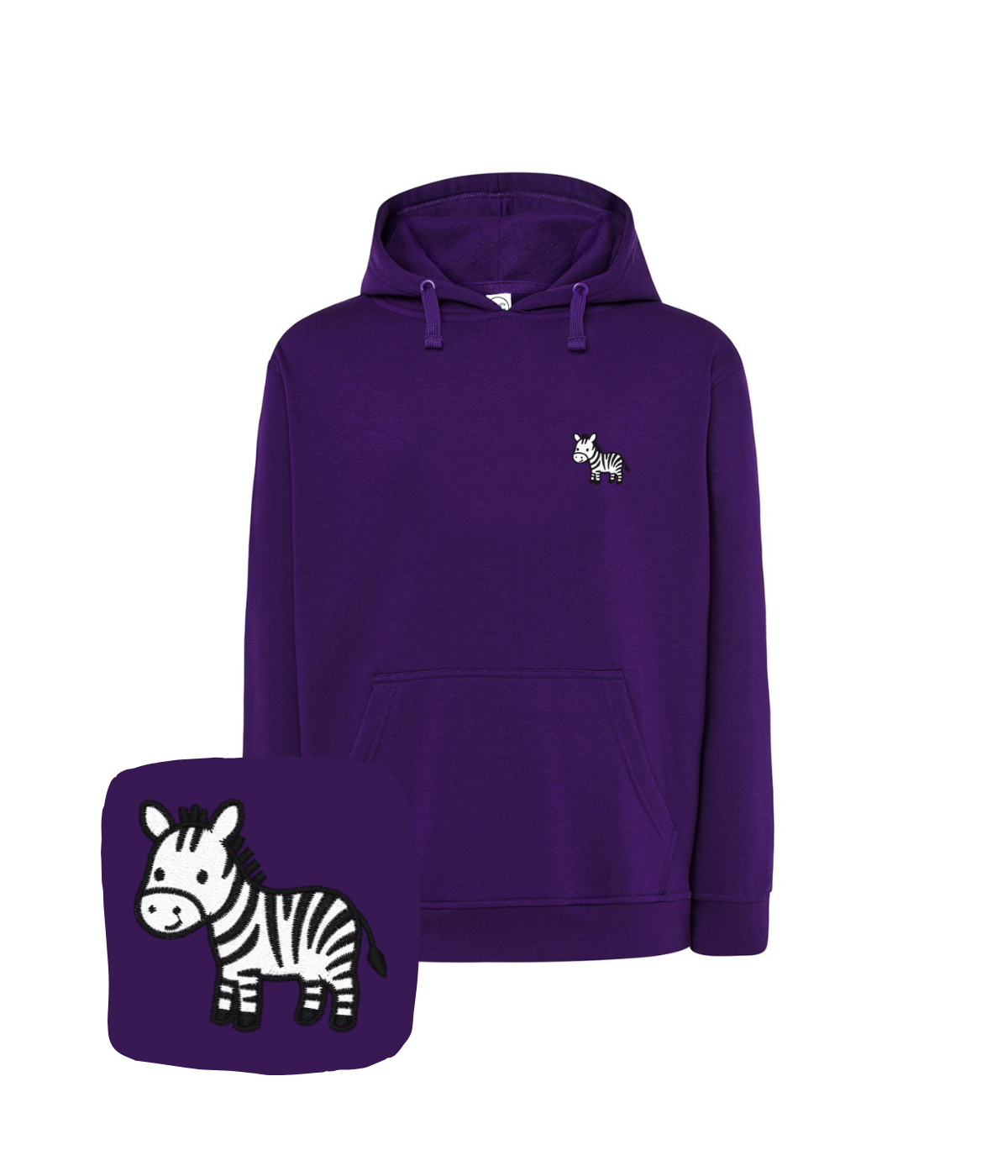 Bluza z haftem zebry – bluza zebra, prezent dla niej