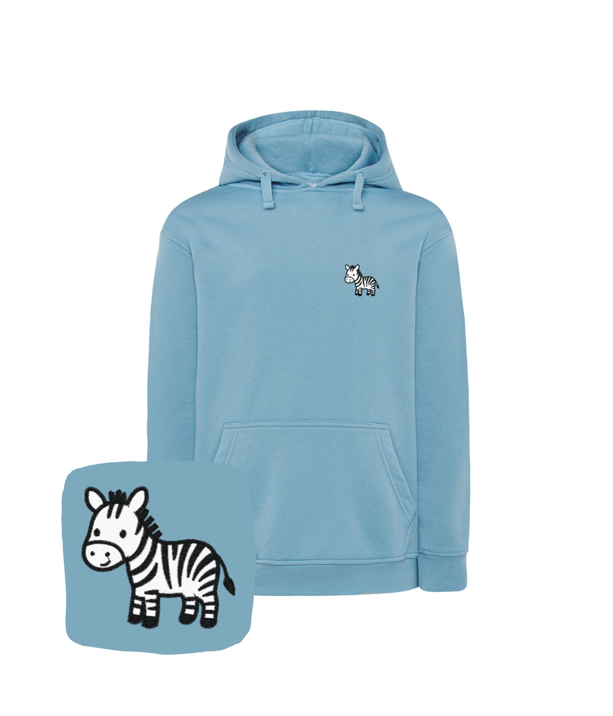 Bluza z haftem zebry – bluza zebra oversize, luźny krój