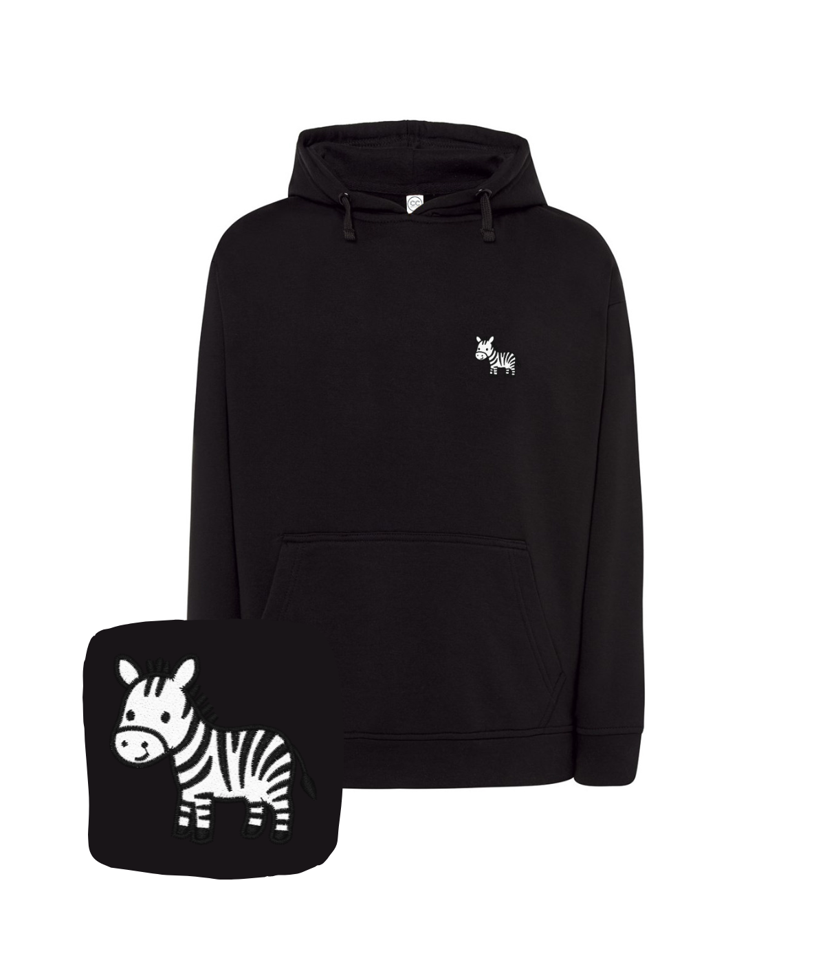 Bluza z haftem zebry – bluza zebra w wysokiej jakości bawełna