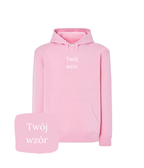 Personalized custom hoodie with embroidered design from your photo, featuring soft fabric and stylish fit.
