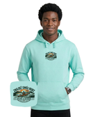 CustomClothes.pl bluza z haftem logo firmy na środku, casual sweatshirt with embroidered company logo on front.