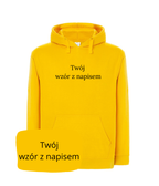 Personalized hoodie with custom text and embroidery from your photo, featuring a comfortable fit and stylish design.