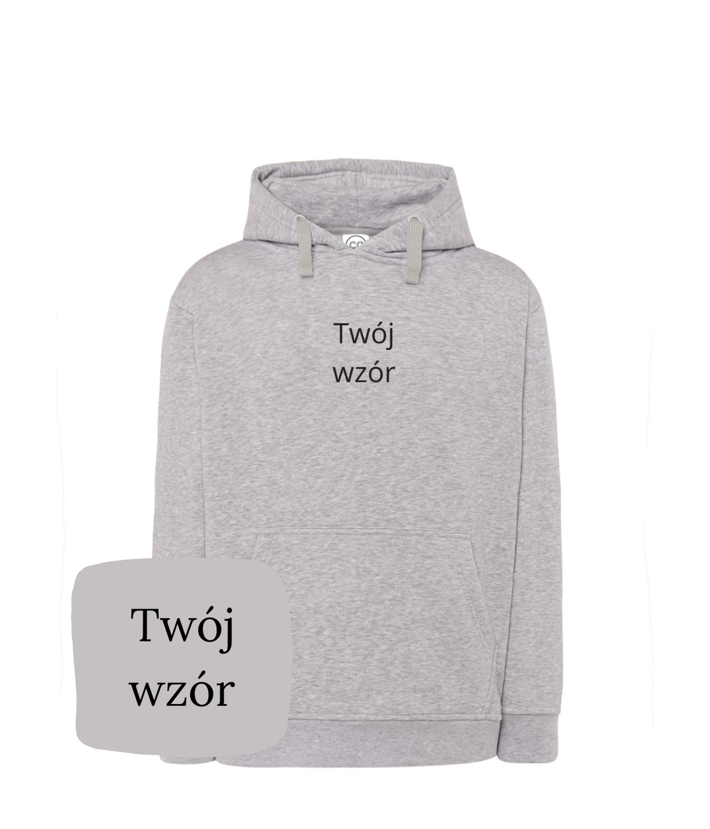 Personalized hoodie from CustomClothes.pl with custom embroidery of your photo, showcasing a comfortable, stylish design.