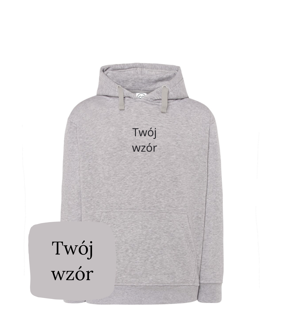 Personalized hoodie from CustomClothes.pl with custom embroidery of your photo, showcasing a comfortable, stylish design.