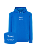 Personalized hoodie from CustomClothes.pl with custom embroidery of animal image on soft fabric.