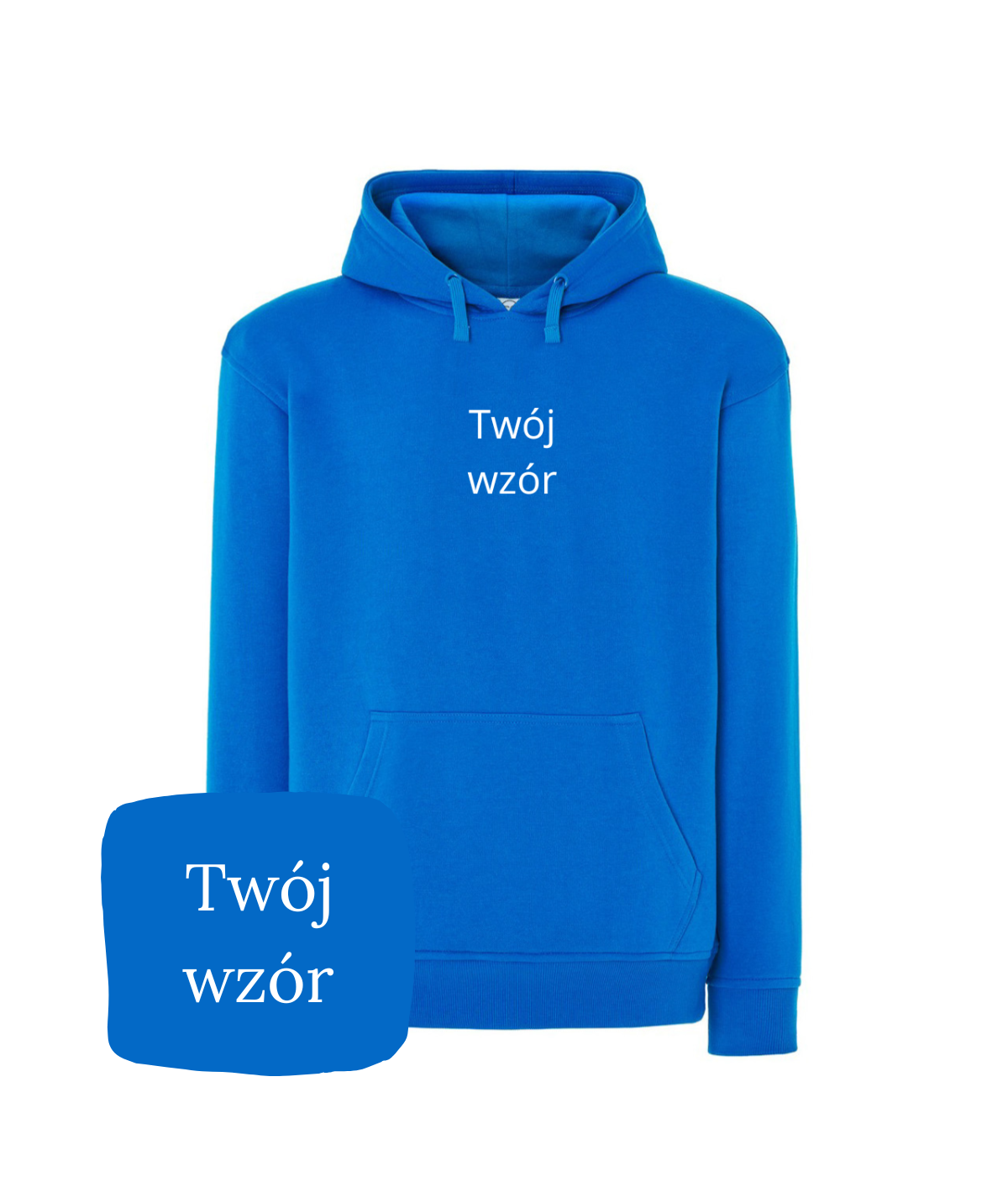 Personalized hoodie from CustomClothes.pl with custom embroidery of animal image on soft fabric.