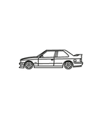 Black BMW M3 E30 embroidered sweatshirt by CustomClothes.pl featuring detailed M3 E30 logo and stylish design.
