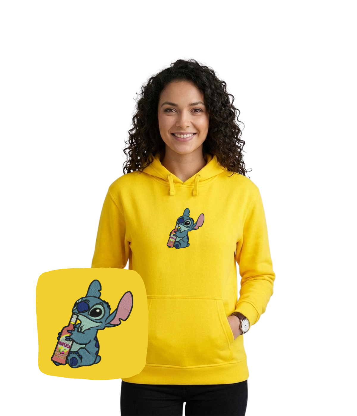 Bluza stitch z butelką