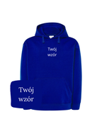 Personalized hoodie with custom embroidered design from your photo, showcasing a soft, comfortable fabric and unique artwork.