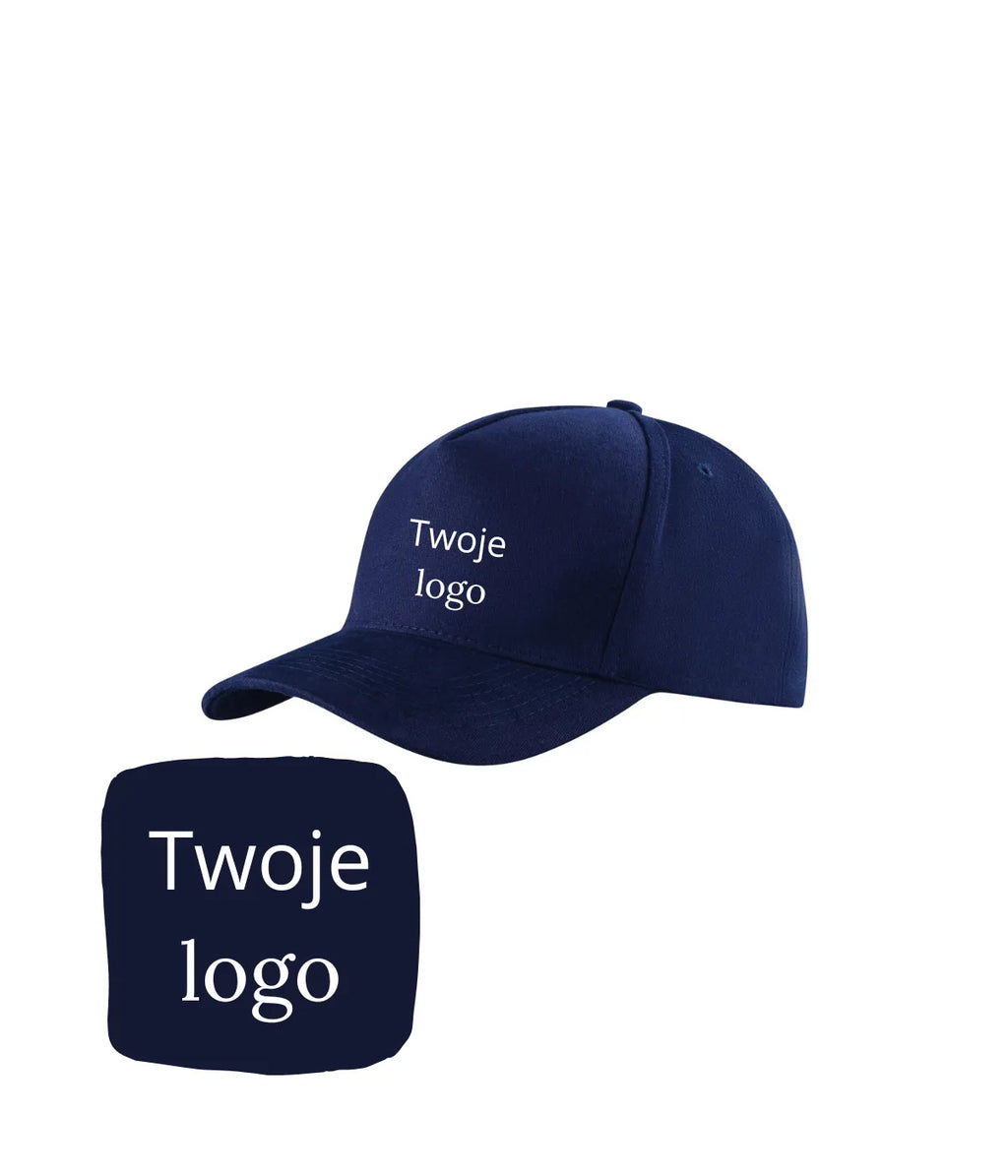 Personalizowana czapka z daszkiem z haftem logo