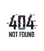 Zbliżenie na haft 404 Not Found - haft komputerowy na koszulce, fraza humorystyczna