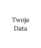 Zbliżenie na haft Twoja Data na białym tle - haft komputerowy, personalizacja dla dzieci i dorosłych