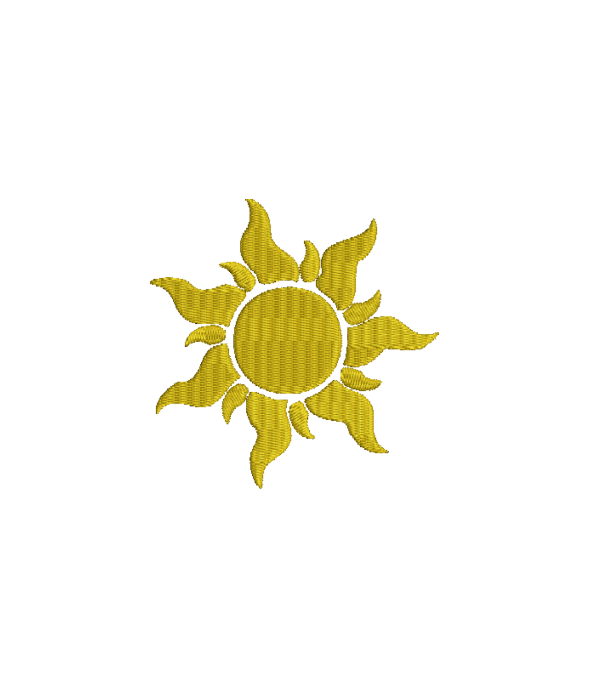 Beige sweatshirt with sun embroidery from CustomClothes.pl, featuring a detailed sun design on the front.