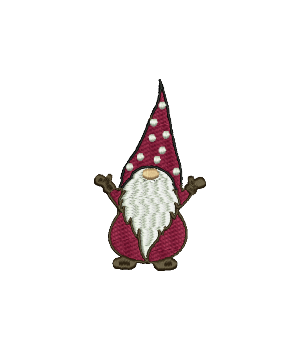 Colorful embroidered gnome hoodie from CustomClothes.pl, featuring detailed gnome design on a cozy blue sweatshirt.