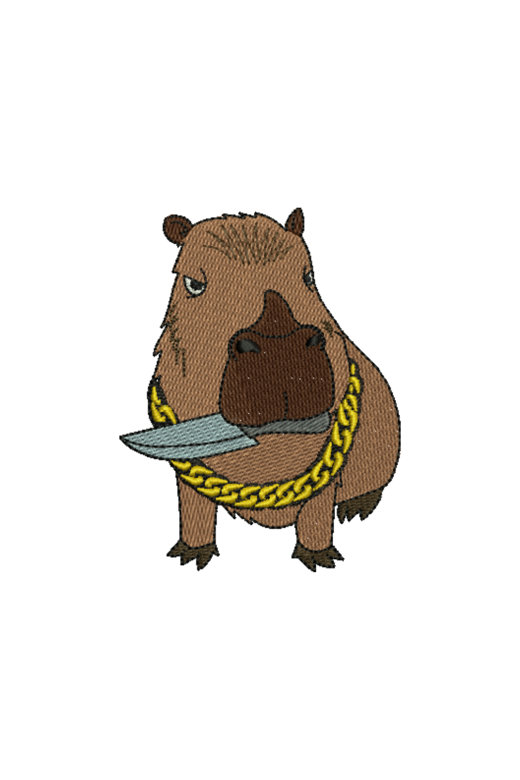 Koszulka z haftem kapibary - CustomClothes.pl