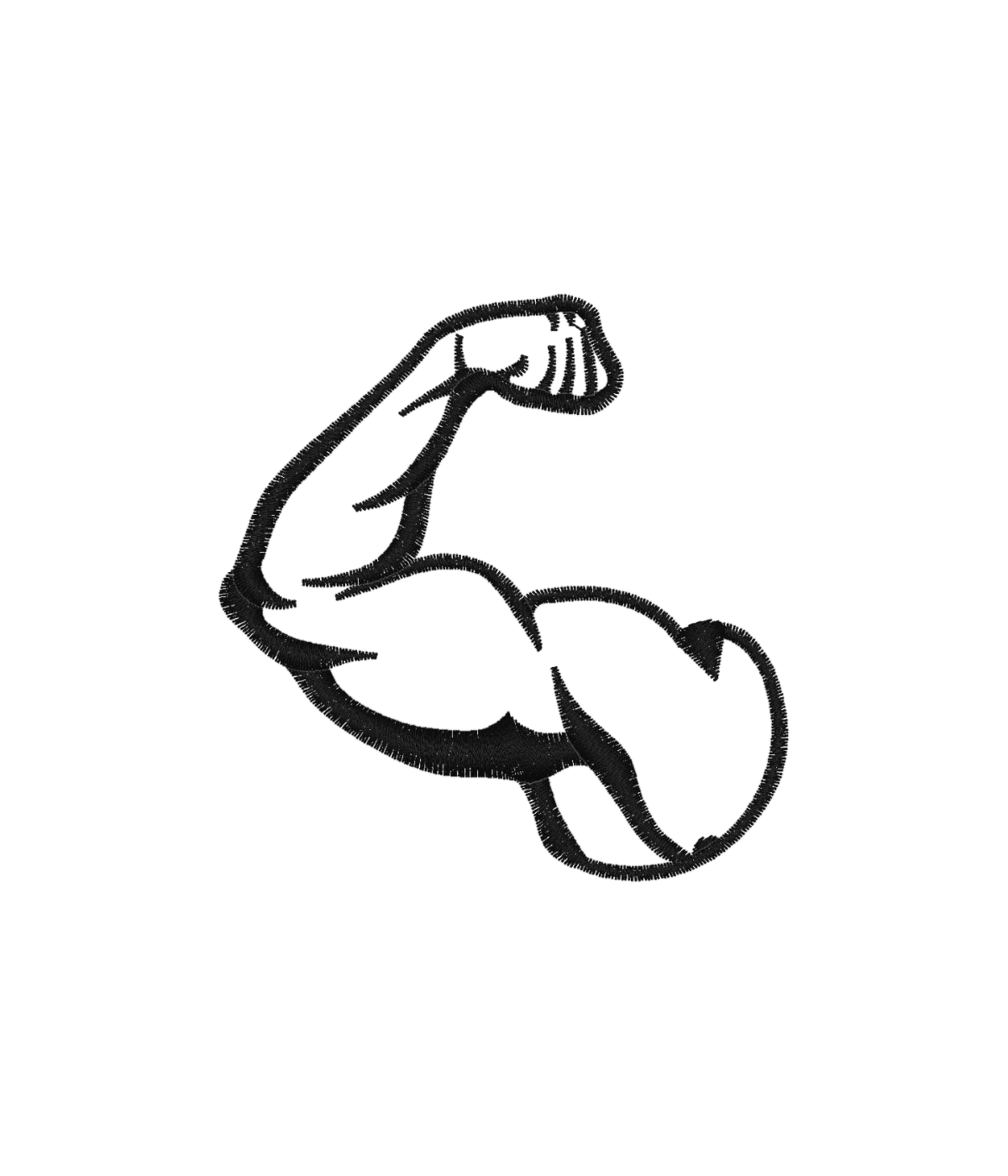 Koszulka z haftem bicepsa – koszulka biceps wyjątkowy prezent z haftem