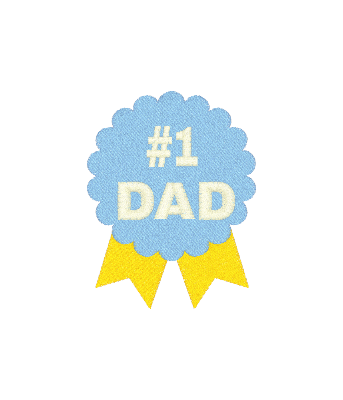 Koszulka z haftem #1 Dad – koszulka dla taty haftowana, każdy projekt wykonywany in-house