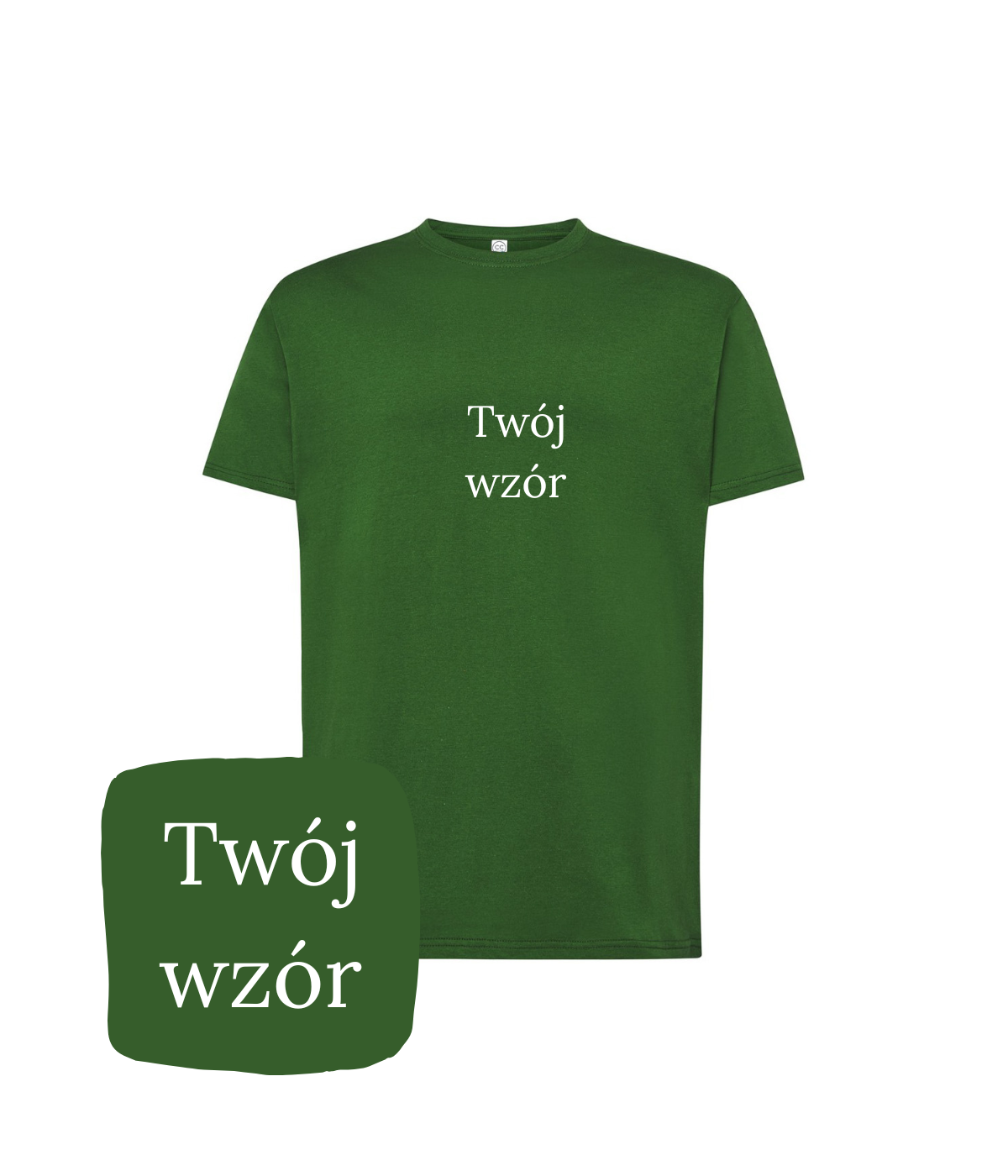Personalizowana koszulka z własnym haftem z twojego zdjęcia – koszulka reklamowa z haftem haft ze zdjęcia, od 1 sztuki