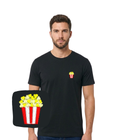 Koszulka z haftem popcornu – koszulka popcorn prezent z imieniem, haftowany na zamówienie