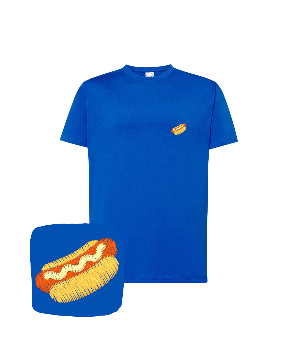 Koszulka z haftem hot doga  – koszulka hot dog idealny na każdą okazję