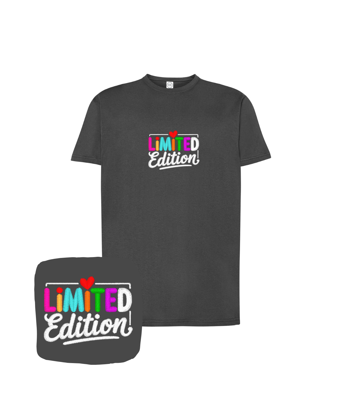Koszulka z haftem napisu Limited Edition – koszulka limited edition unisex, dla każdego