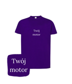 Personalizowana koszulka z haftem motocykla ze zdjęcia  – koszulka motocykl unisex, dla każdego