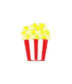 Koszulka z haftem popcornu – koszulka popcorn własne imię lub wzór, haft na życzenie